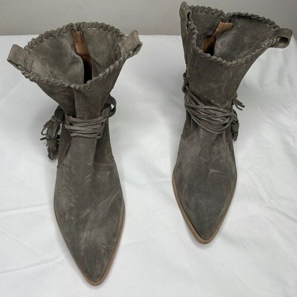 Ron White Womens Size 37 Brailee Western Ankle Boots - Picture 2 of 9